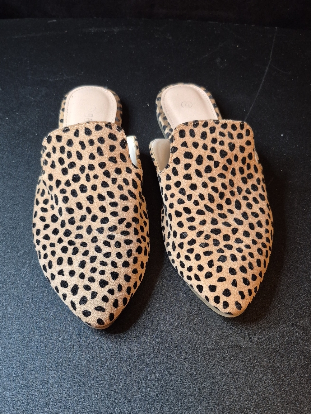 Boyyoun Cheeta print mules